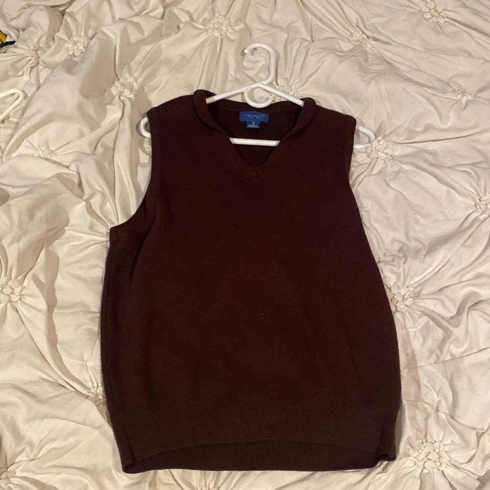 Dark brown vest, size M